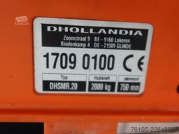 System Trailer N/A gesloten, stuur-as + Dhollandia 2000 kg kle...