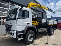 Mercedes-Benz Atego Atego 1725 4x4 Flatbed with Hyva HB120 Crane