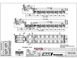 FAYMONVILLE MAX Trailer MAX810 Semi-Tieflader 2+6 PA-X