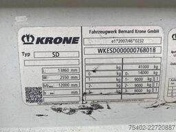 Krone N/A SD / Boorden / Tautliner / Disc Brakes / AP...