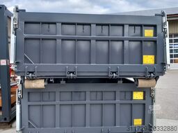 Decker Containerbau Abrollcontainer, Bayernbox, Pendelklappe
