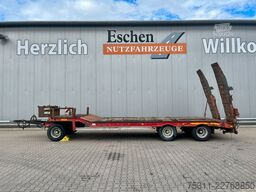 MÜLLER-MITTELTAL T3 3-Achs Anhänger Tieflader*hydr. Rampen*SAF