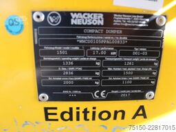 WACKER Neuson Dumper 1501 - D01-05 Nr.: 833