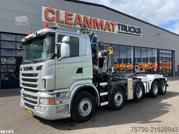 Scania R 480 10x4 Retarder HMF 16 Tonmeter Z-kraan