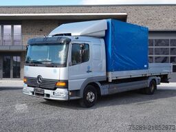 MERCEDES-BENZ Atego 818 Kran Pritsche + Plane