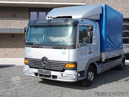 MERCEDES-BENZ Atego 818 Kran Pritsche + Plane