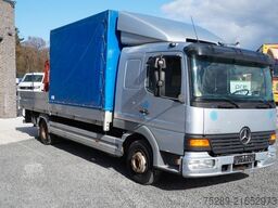 MERCEDES-BENZ Atego 818 Kran Pritsche + Plane
