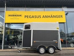 HUMBAUR Single 1,6t Pferdeanhänger Aluboden