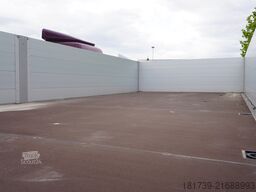 Krone construction trailer / Flatbed 18 pallet