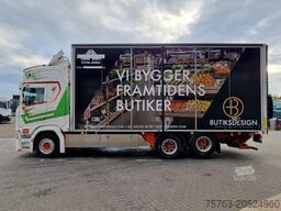 Scania R580 V8 NGS Highline 6x2 - Box with sidedoors -...