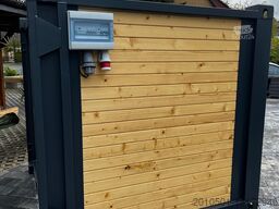 6 Fuß Gartensauna / Saunacontainer Holzsauna / Fass-Sauna