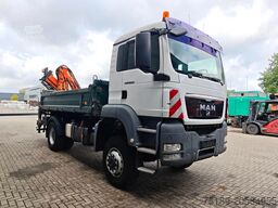 MAN TGS 18.400 4x4 Meiller 3 Seitenkipper Atlas 105...