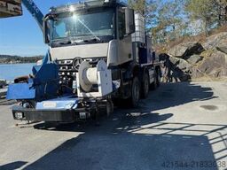 Mercedes-Benz Arocs with a Meyco Roadrunner concrete spray unit