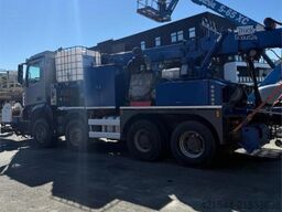 Mercedes-Benz Arocs with a Meyco Roadrunner concrete spray unit