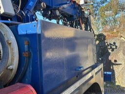 Mercedes-Benz Arocs with a Meyco Roadrunner concrete spray unit