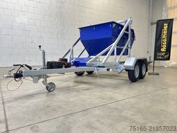 Blyss KTT V2L mit Mulde Kabeltrommelanhänger