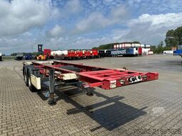 Krone 2-axle 20FT chassis / BPW + drumbrakes, / airsu...