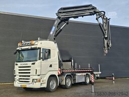 Scania R480 8X2 / HMF 60 t/m + JIB / RETARDER
