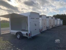 Cheval Liberté Debon C300 | 1,3t | Kofferanhänger mit Seitentür - Verkaufsklappe Weiss