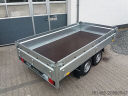 Neptun 2000kg Tandem Pritsche 320x168x40cm Stahlwände direkt und günstig
