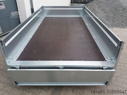 Neptun 2000kg Tandem Pritsche 320x168x40cm Stahlwände direkt und günstig