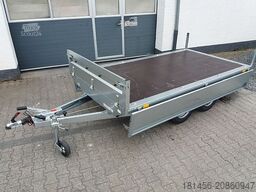 Neptun 2000kg Tandem Pritsche 320x168x40cm Stahlwände direkt und günstig