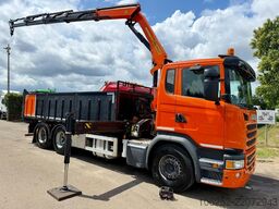 Scania G450 6x4 TIPPER + CRANE PALFINGER PK 19.001 SLD...