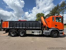 Scania G450 6x4 TIPPER + CRANE PALFINGER PK 19.001 SLD...