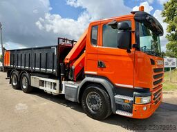 Scania G450 6x4 PRITSCHE + KRAN PALFINGER PK 19.001 SL...