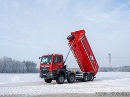 MAN TGS 41.480 8X8 NEW 8x8! 19m3 tipper Steelsuspen...