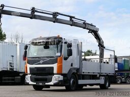Autocarro con cassone fisso VOLVO FL 280 Pritsche Kran HIAB Bordwände Euro 6