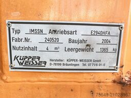  IMSSN E2940HFA IMSSN E2940HFA Feuchtsalzstreuer, 4m³, 1950l