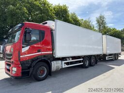 IVECO STRALIS 420 6X2 KÜHLKOFFER + ANHÄNGER SCHUH 2019