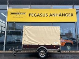 BÖCKMANN HB1 Kastenanhänger Plane Spriegel 1,3t.