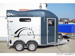 Cheval Liberté Cheval Liberte GOLD3-PREMIUM 2er Pferdeanhänger Sattelkammer
