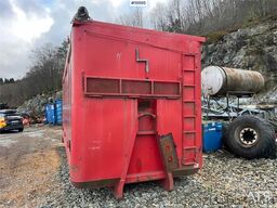 CMT 47M3 wood chip container w/ tarpaulin