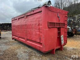 CMT 47M3 wood chip container w/ tarpaulin