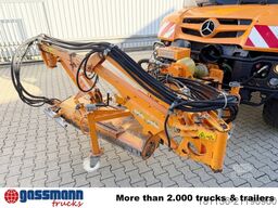 Unimog U 527 4x4, Kommunalhydraulik, Schmidt Mähgerät,
