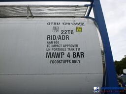 Welfit Oddy Food tank container inox 25.9 m3 / 1 comp