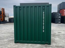 20 Fuß Seecontainer / Neucontainer / Moosgrün RAL 6005/ Materiallager