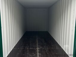 20 Fuß Seecontainer / Neucontainer / Moosgrün RAL 6005/ Materiallager