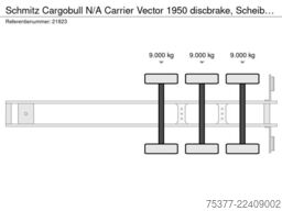 Schmitz Cargobull N/A Carrier Vector 1950 discbrake, Scheibe brem...