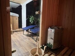 IZABELLA WELLNESSANHäNGER MIT SAUNA UND WHIRLPOOL, STROMAGGREGAT