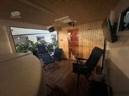  IZABELLA WELLNESSANHäNGER MIT SAUNA UND WHIRLPOOL, STROMAGGREGAT