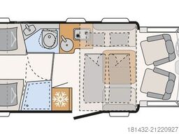 DETHLEFFS Dethleffs Trend Teilintegriert T 7057 EBL Mj. 26