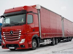 MERCEDES-BENZ ACTROS 2545 / ZESTAW TANDEM 120 M3 / PRZEJAZDOW