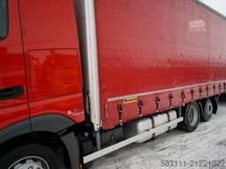 MERCEDES-BENZ ACTROS 2545 / ZESTAW TANDEM 120 M3 / PRZEJAZDOW