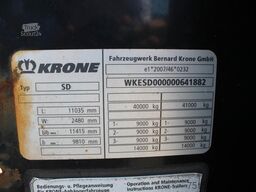 KRONE SD MULTI HECK TELESKOP 2 x LIFTACHSE Nr.: 882