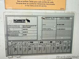 SCHMITZ CARGOBULL SCB 2 Koffer mit Lbw Bj 2012