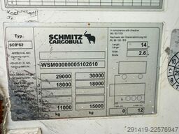 SCHMITZ CARGOBULL SCB 2 Koffer mit Lbw Bj 2012